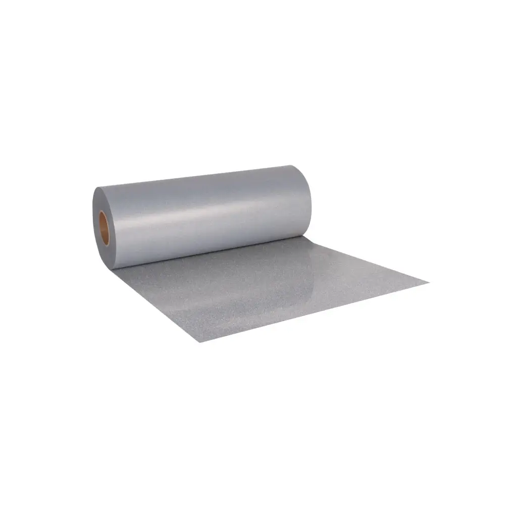 Glitter Gümüş Tekstil Folyosu - 50cmx1Metre
