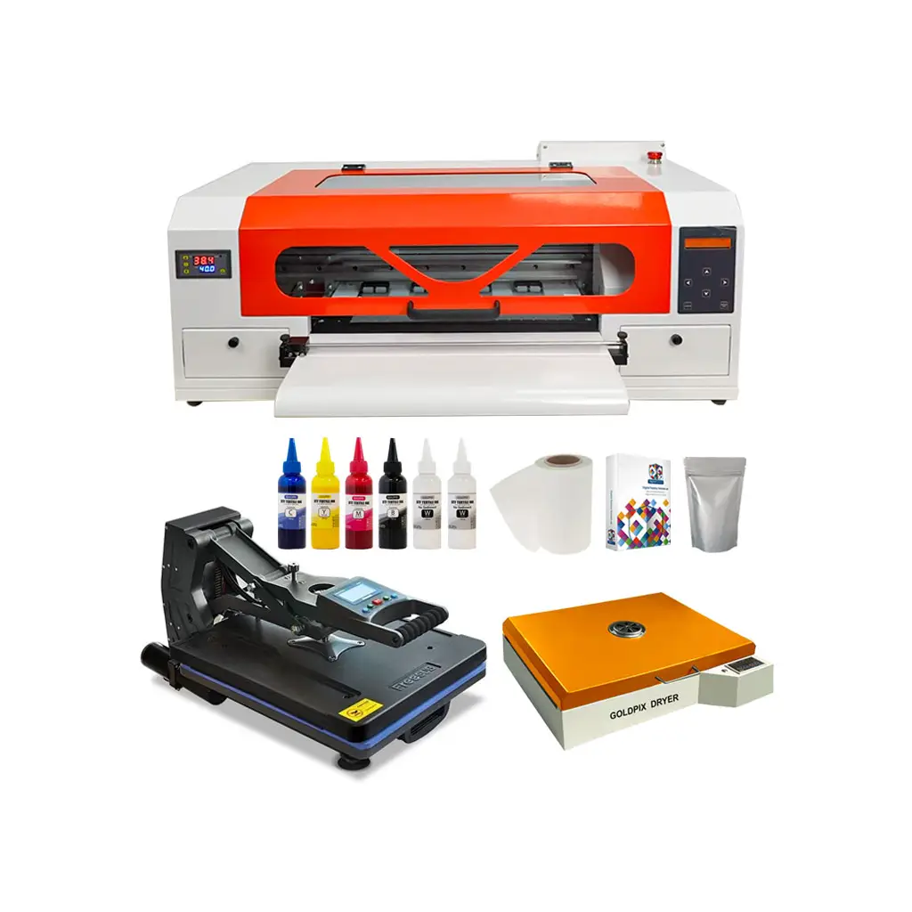 Goldpix A3 L DTF 3.Versiyon Profesyonel Tekstil Baskı Makine Seti