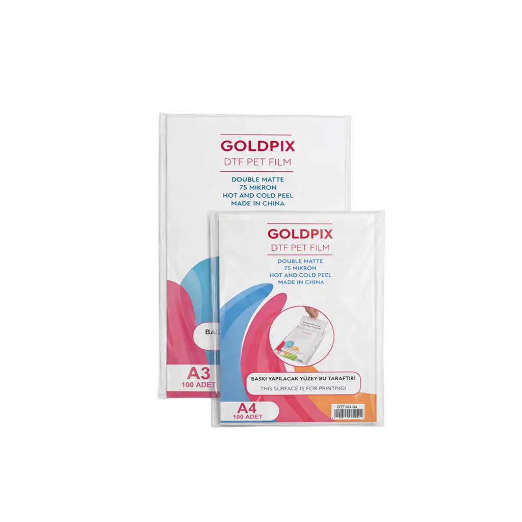 Goldpix Premium DTF Pet Film - 100 adet