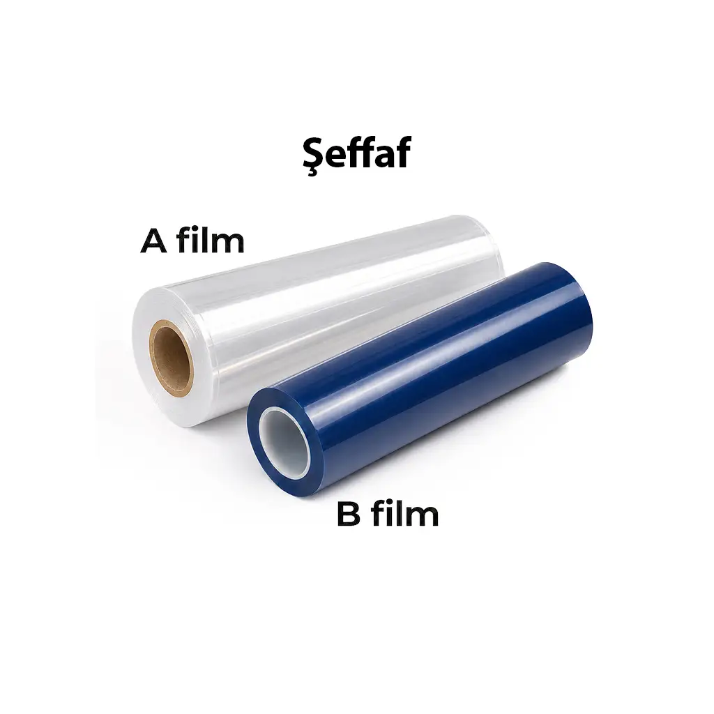Goldpix Şeffaf UV-DTF Soğuk Transfer A+B PET Film Seti