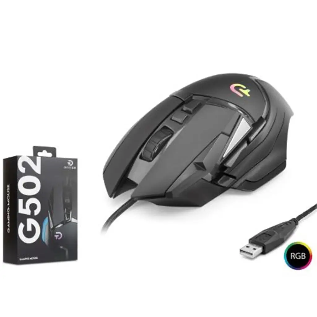 GOOD PRO G502 RGB Gaming Mouse 7200 DPI 6 Tuş 1000Hz Siyah