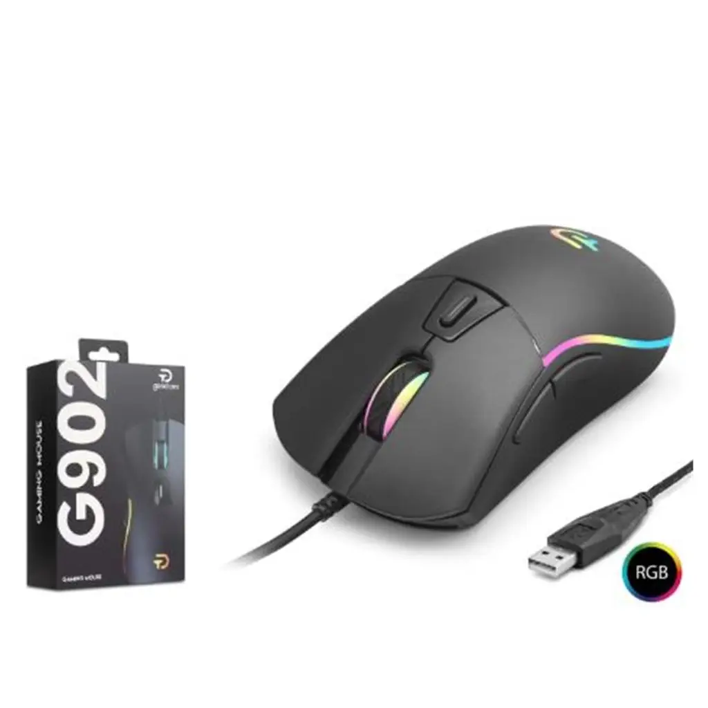 GOOD PRO G902 RGB Gaming Mouse 3600 DPI 6 Tuş 1000Hz Siyah