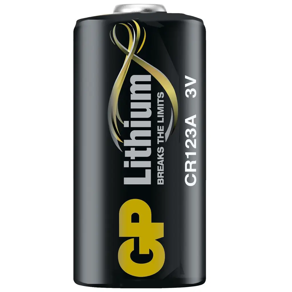 GP CR123A 3V Lityum Tekli Paket Pil (GPCR123A-U1) Fotoğraf Makinesi Pili