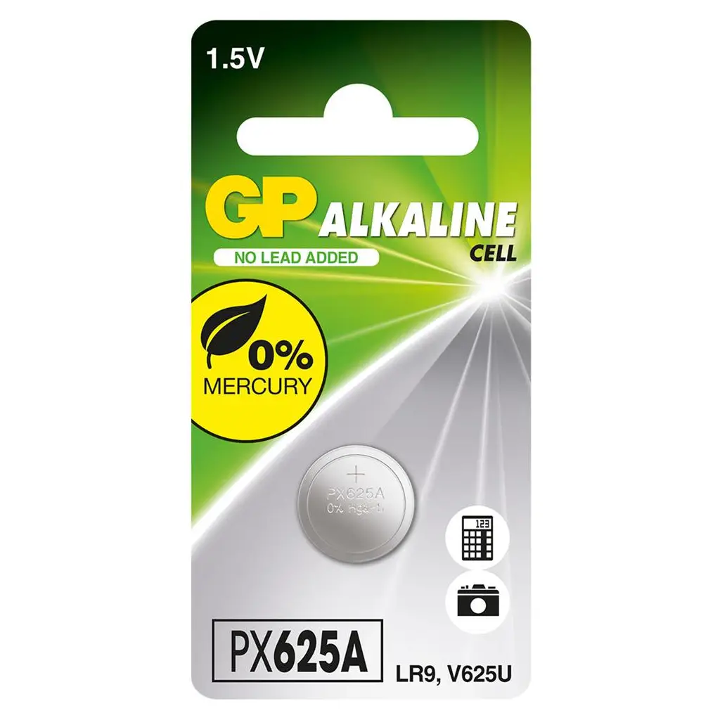 GP GPPX625A-2C1 Alkalin Tekli Blister LR9 Araç Kumanda Pili