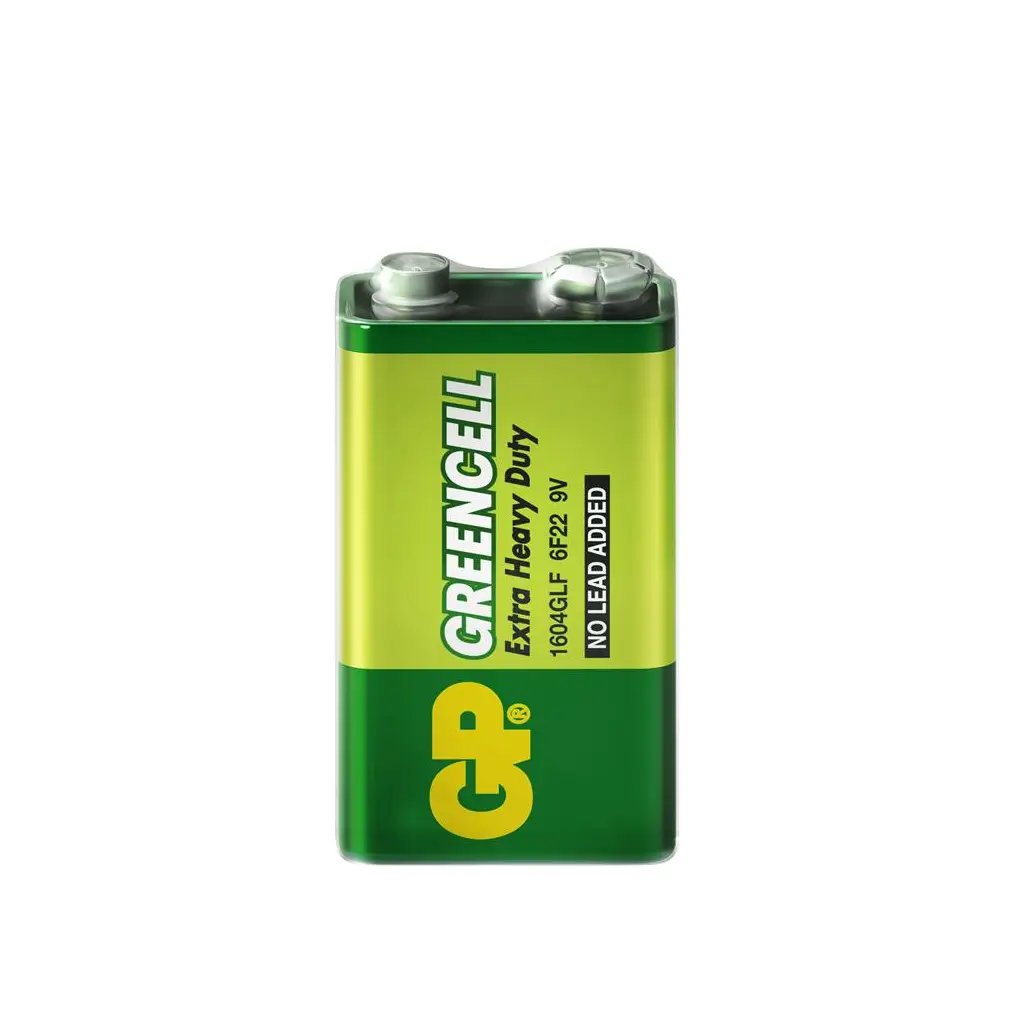 GP Greencel 9V Çinko Pil 10'lu Paket GP1604G-S1