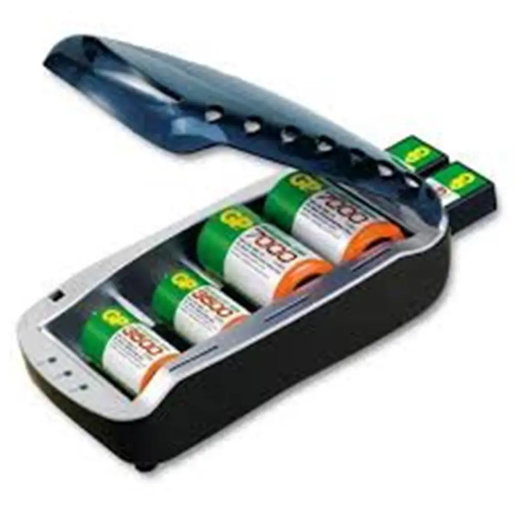 Gp PB19 Üniversal Şarj Cihazı 4 lü AA,AAA,C,D 2 li 9 Volt