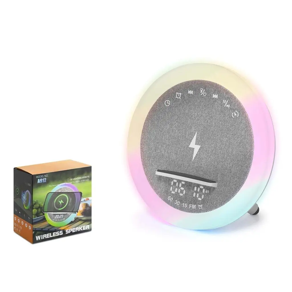 Hadron A912 Bluetooth Speaker Led Beyaz