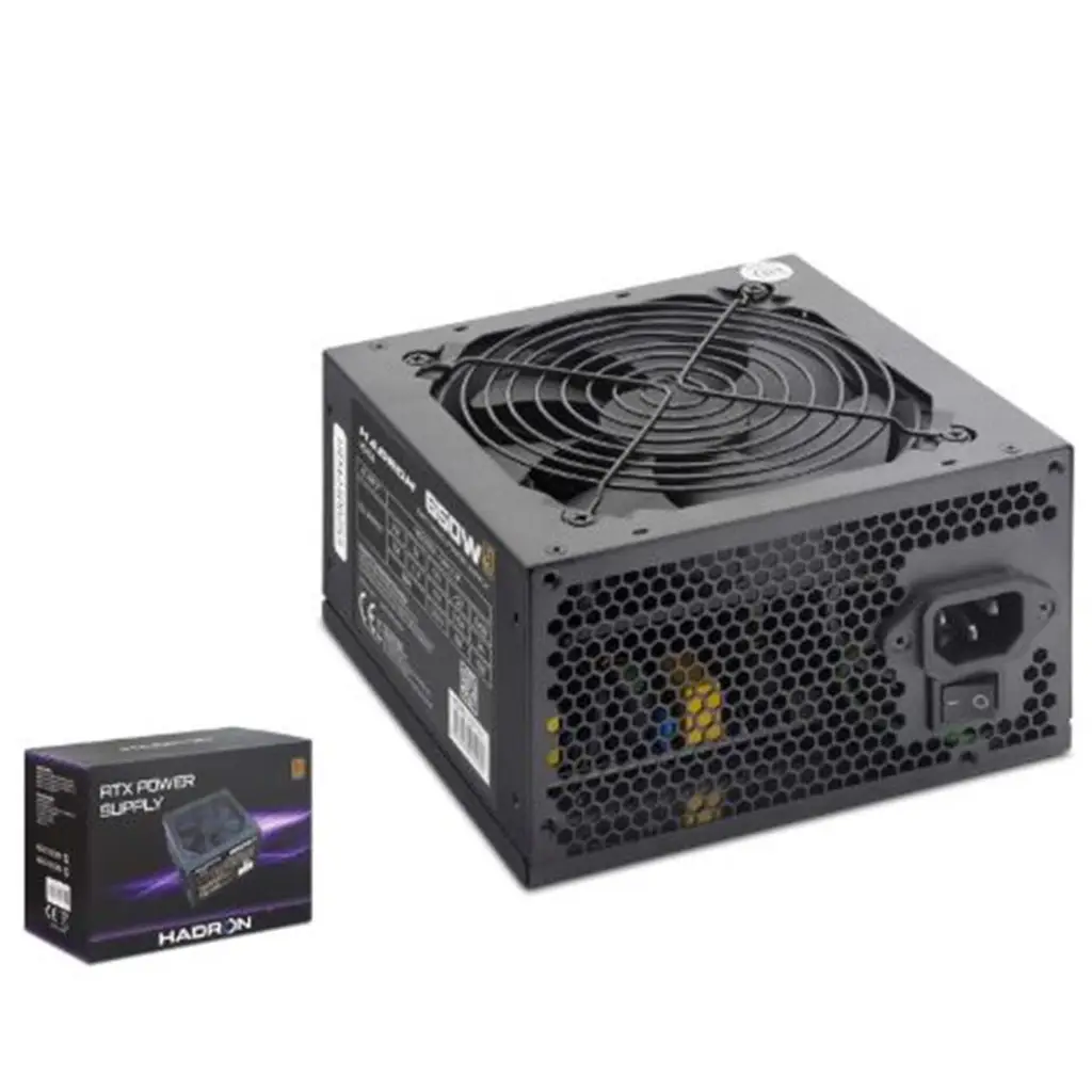HADRON HD424 PC Power Supply Güç Kaynağı 650W 12 cm Fan ATX 80 Plus Siyah