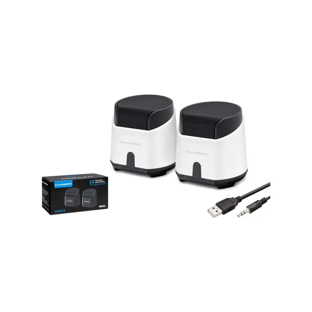 Hadron HD6024W Speaker Pc Beyaz 8.5-9-9 cm