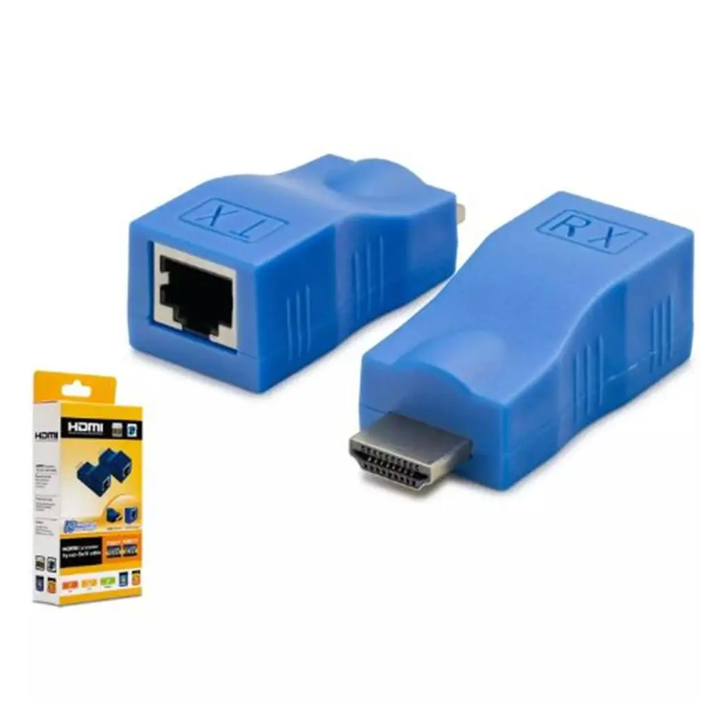 HADRON HDX1274 30M HDMI EXTENDER Receive X (Giriş) MAVİ