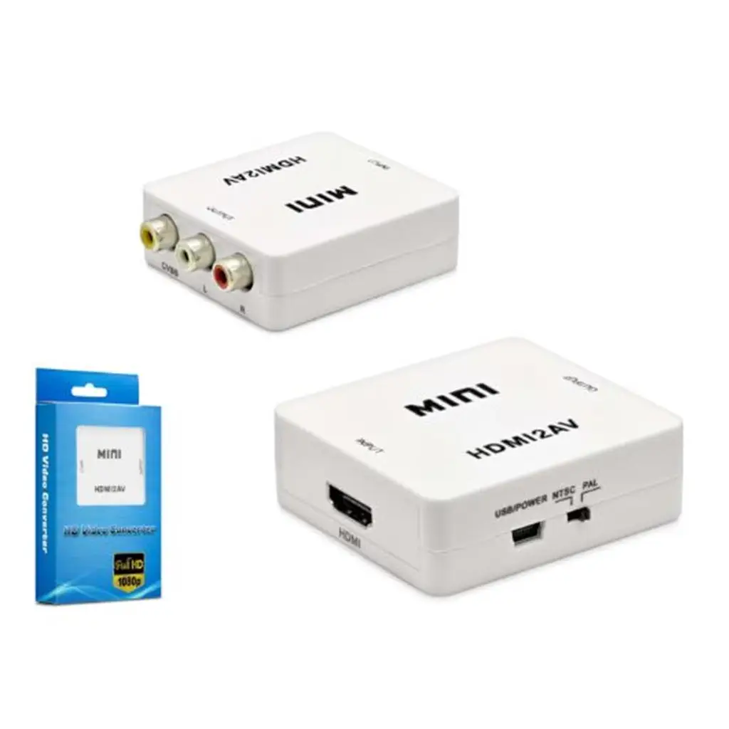 HADRON HDX1281 HD VIDEO CONVERTOR HDMI (IN) TO AV (OUT) BEYAZ