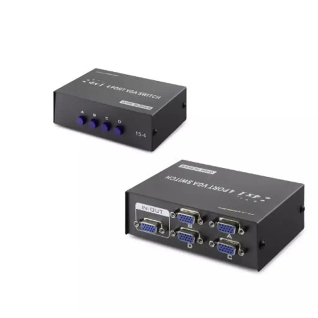 Hadron Hdx1329 4 Port Vga Switch 54Mhz 4Giriş 1Çıkış