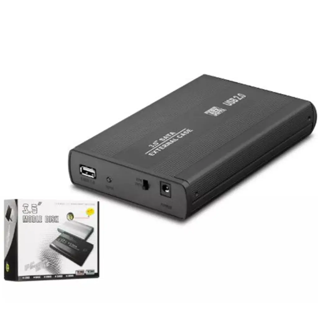 HADRON HDX1753 HDD KUTUSU USB2.0 METAL SATA 3.5" SİYAH