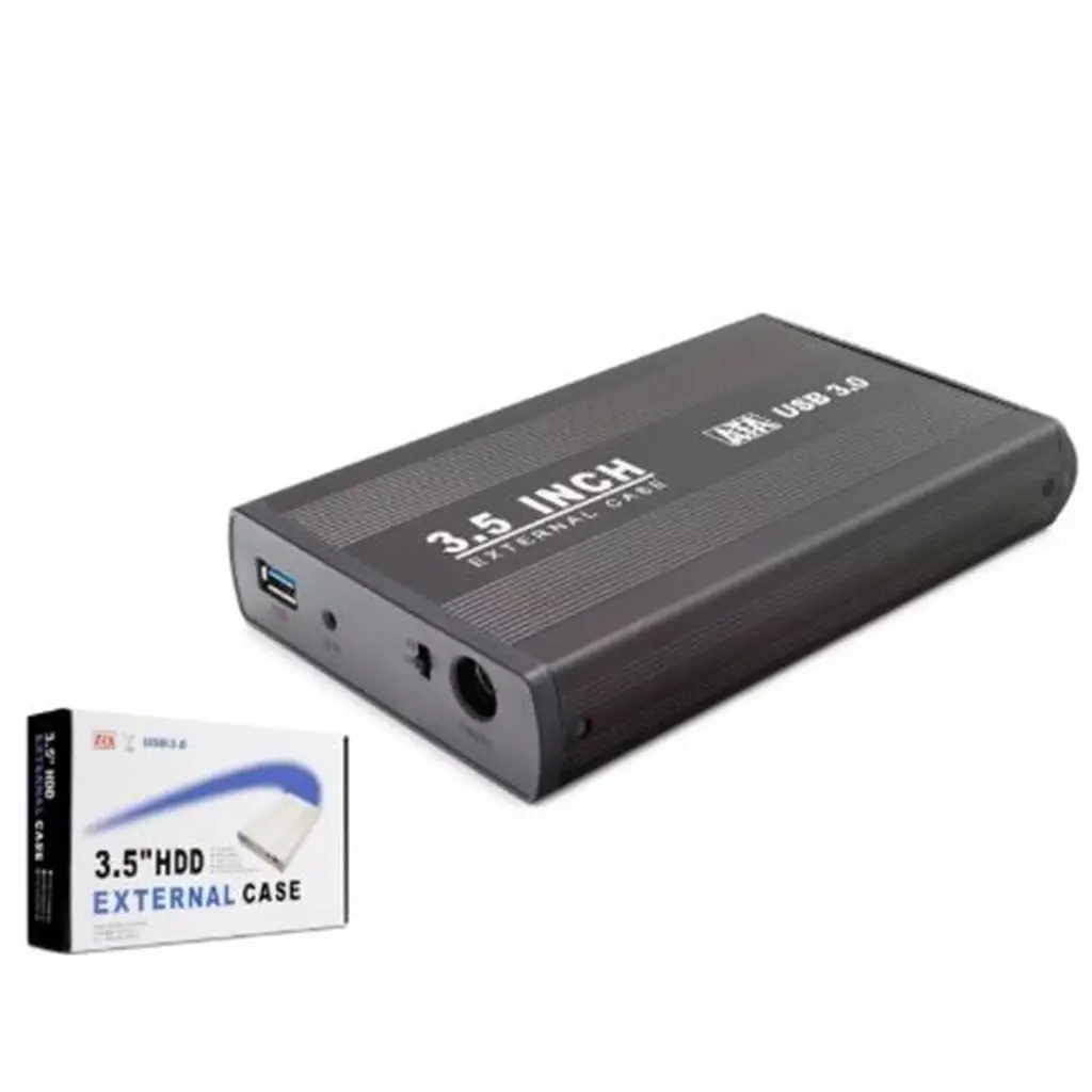 HADRON HDX1756 3.5" HDD KUTU USB3.0 METAL SATA SİYAH
