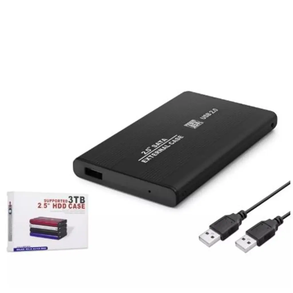 HADRON HDX1758 2.5" HDD KUTUSU USB2.0 METAL SATA SİYAH