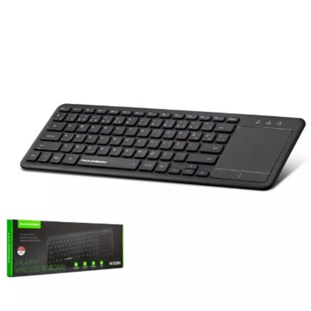 HADRON HDX2505 BLUETOOTH + WIRELESS KLAVYE + TOUCH PAD Q SİYAH