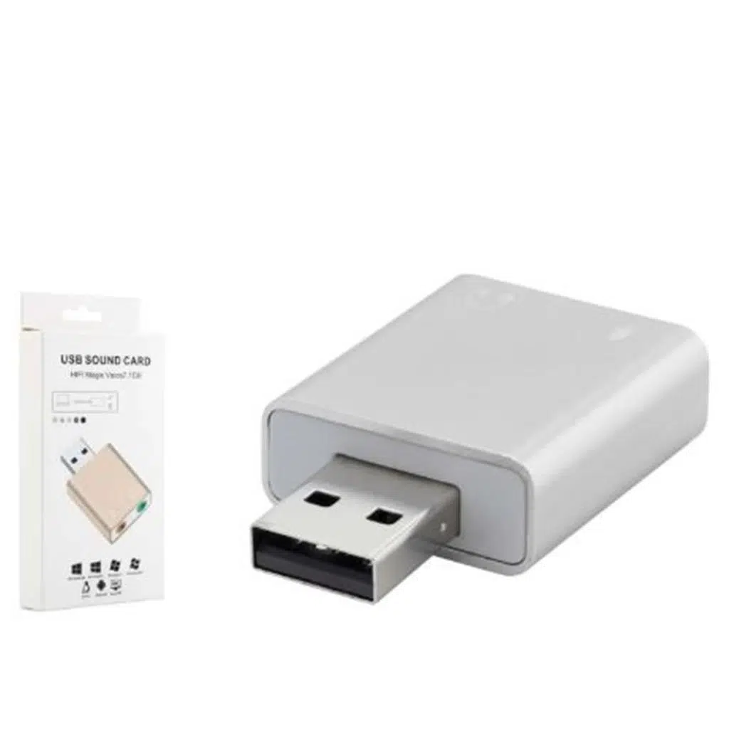 HADRON HDX5272 USB Harici Ses Kartı 7.1 Gümüş