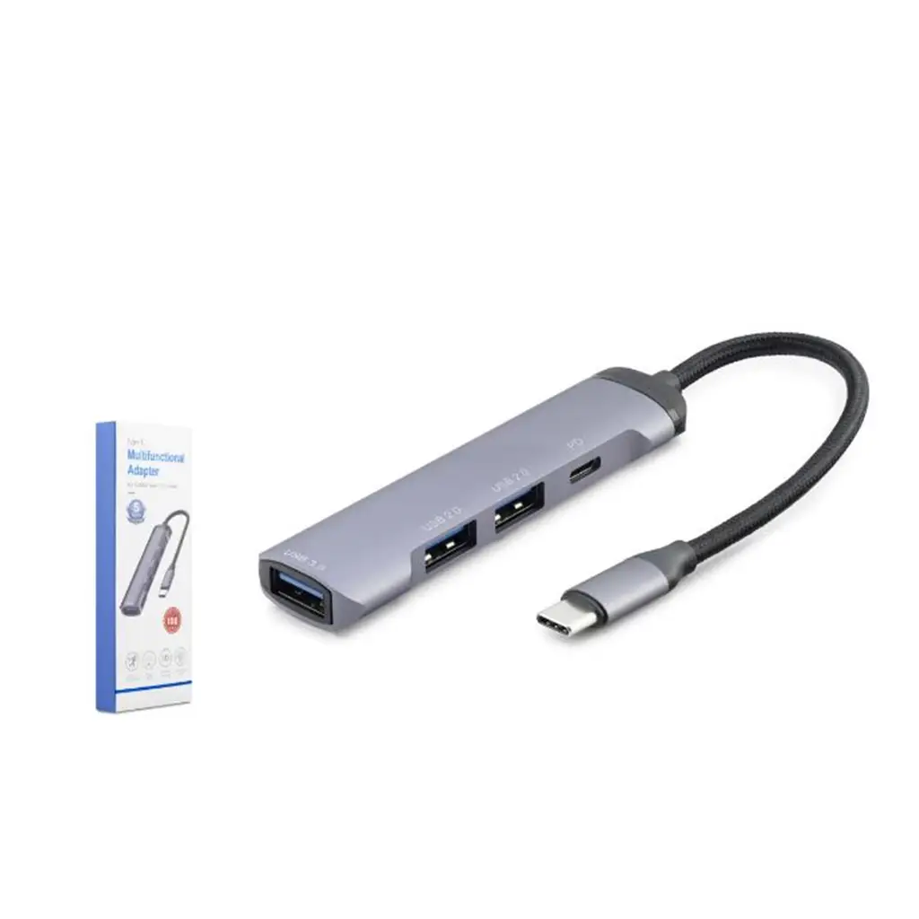 HADRON HDX7040 TYPE-C HUB 3-USB2.0 + USB3.0 GRİ