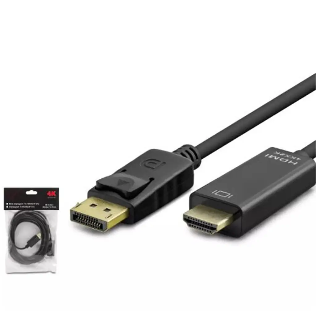 HADRON HDX7797 DISPLAY (M) TO HDMI (M) KABLO 4K 30HZ 3M SİYAH