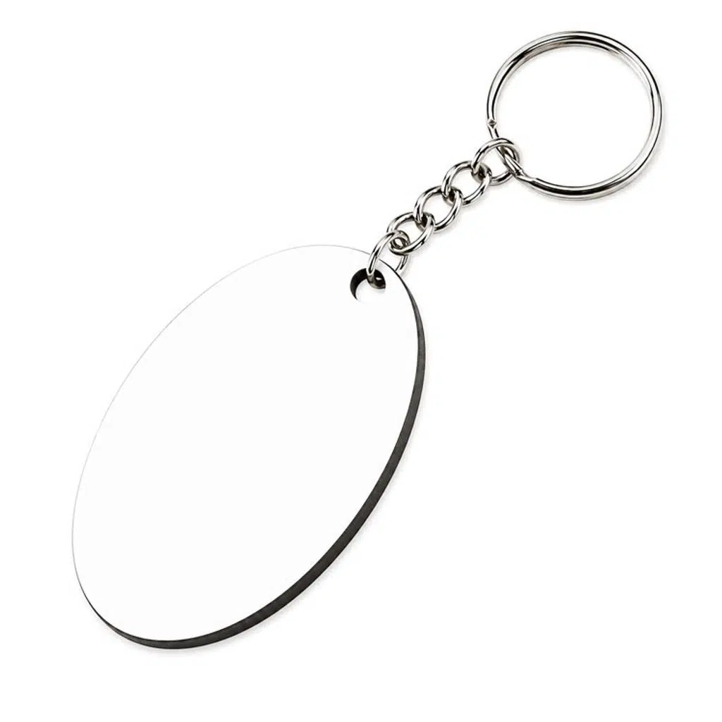 HDF Tek Taraflı Anahtarlık - Oval