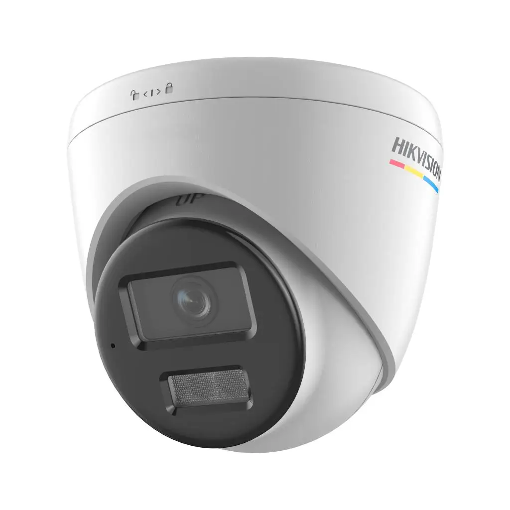 HIKVISION DS-2CD1347G2H-LIUF, 4Mpix, 2,8mm Lens, H265+, 30Mt Gece Görüşü, Dahili Mikrofon, Color Vu Lite, Full Time Color, Dome IP Kamera
