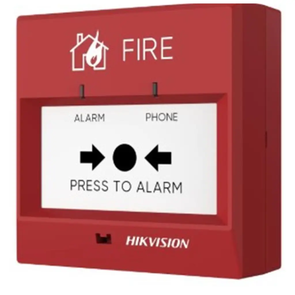 Hikvision HF-CMP1 Konvansiyonel Yangın Alarm Butonu,Tekrar Kurulabilir
