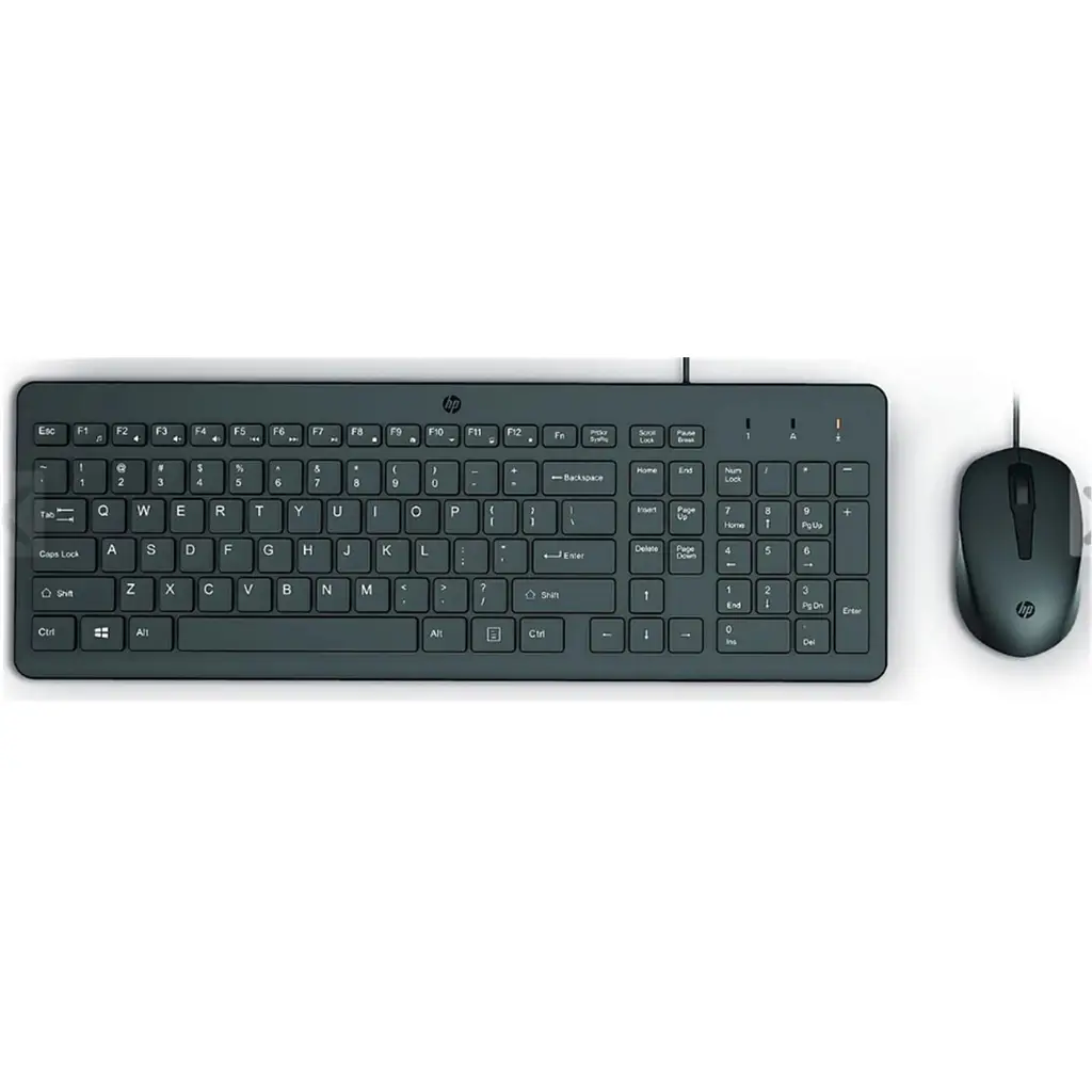 HP 150 Wired 240J7AA 1600Dpı Kablolu Klavye Mouse Seti