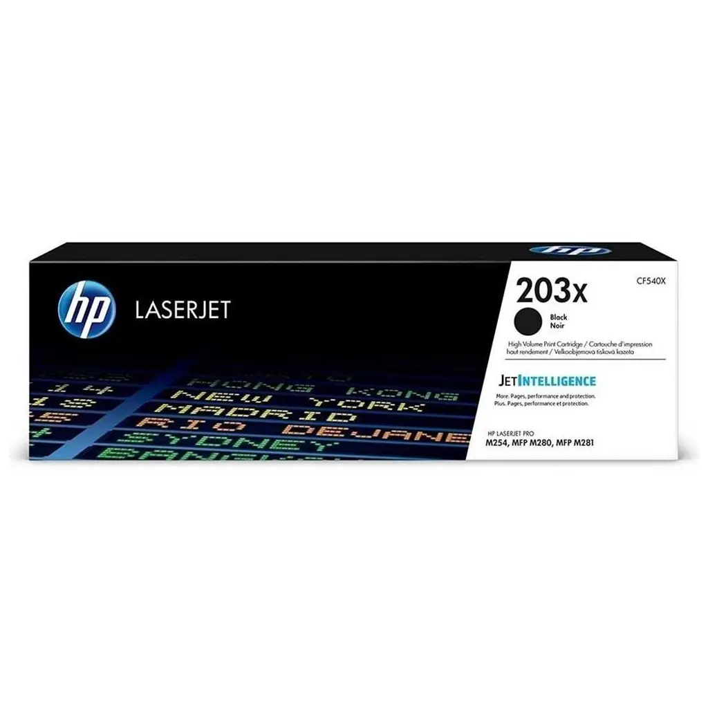 HP 203X Black Siyah Yüksek Kapasite 3.200 Sayfa Toner CF540X