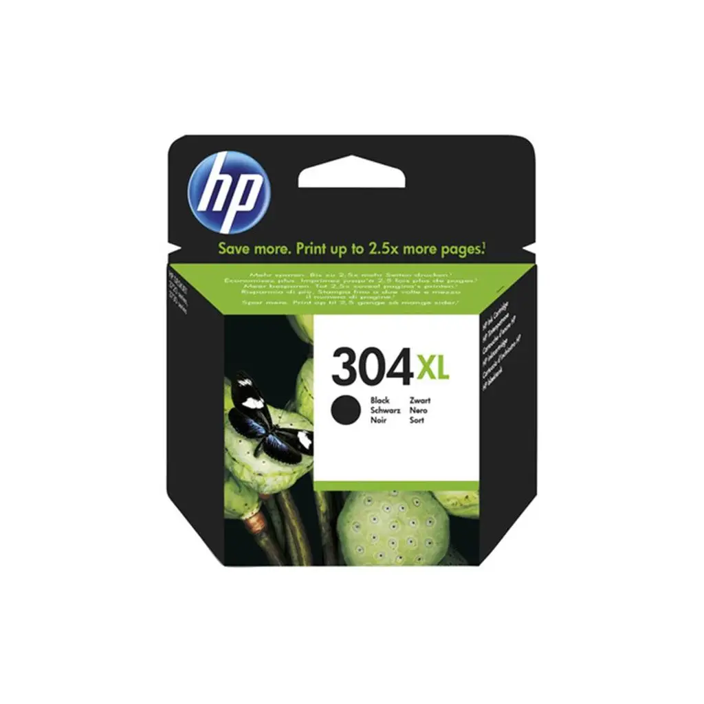 HP 304XL Black Siyah Yüksek Kapasiteli Kartuş N9K08AE