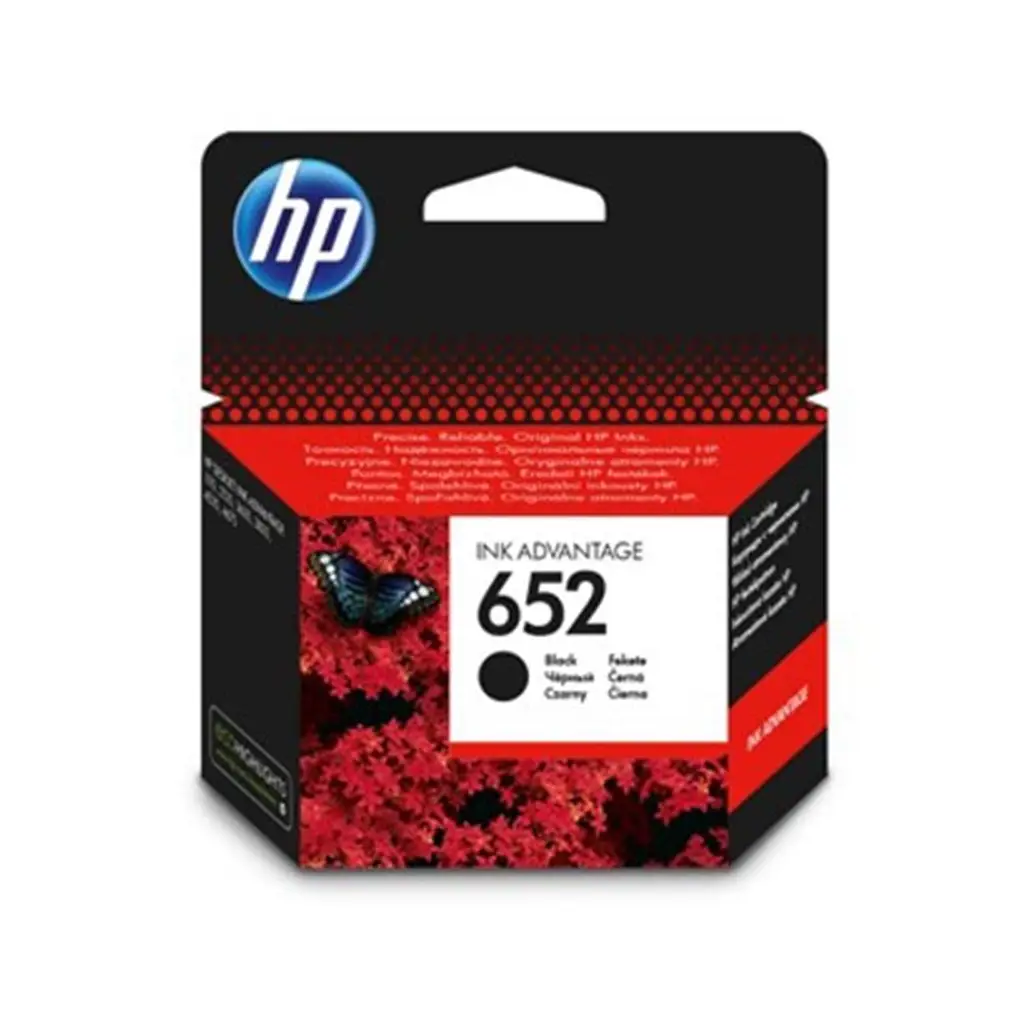 HP 652 Black Siyah Kartuş F6V25AE