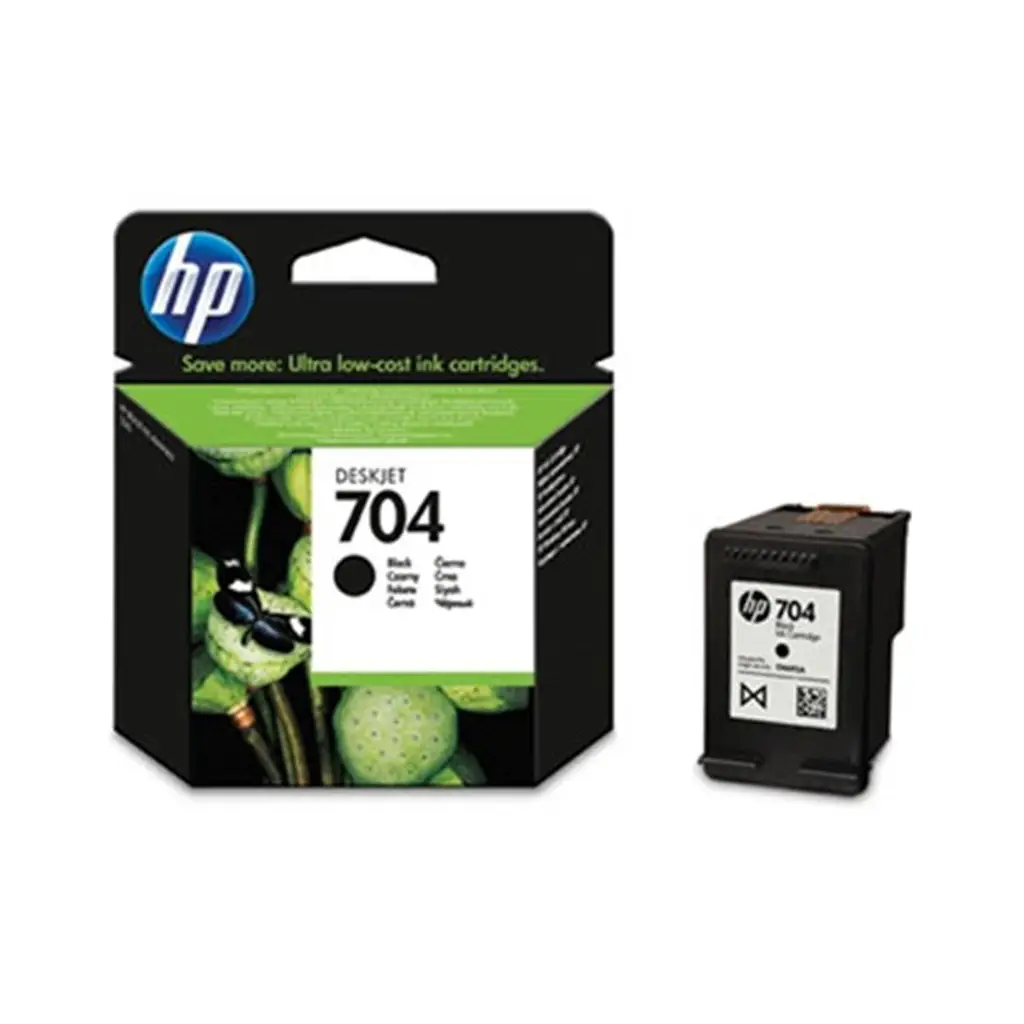 HP 704 Black Siyah Kartuş CN692AE