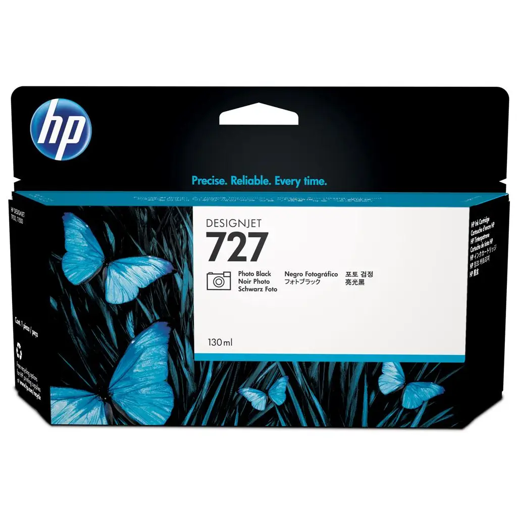 HP 727 Photo Black Foto Siyah 130ML Plotter Kartuşu B3P23A