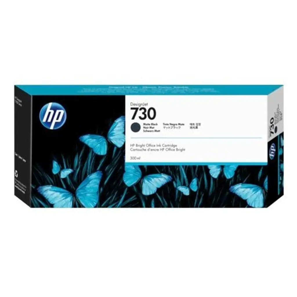 HP 730 Matte Black Mat Siyah 300 Ml Plotter Kartuşu P2V71A