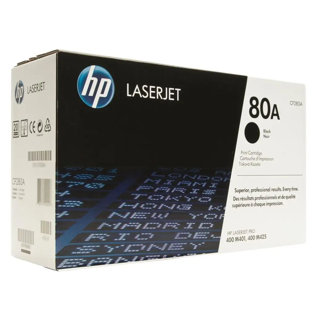 HP 80A Black Siyah 2.700 Sayfa Toner CF280A