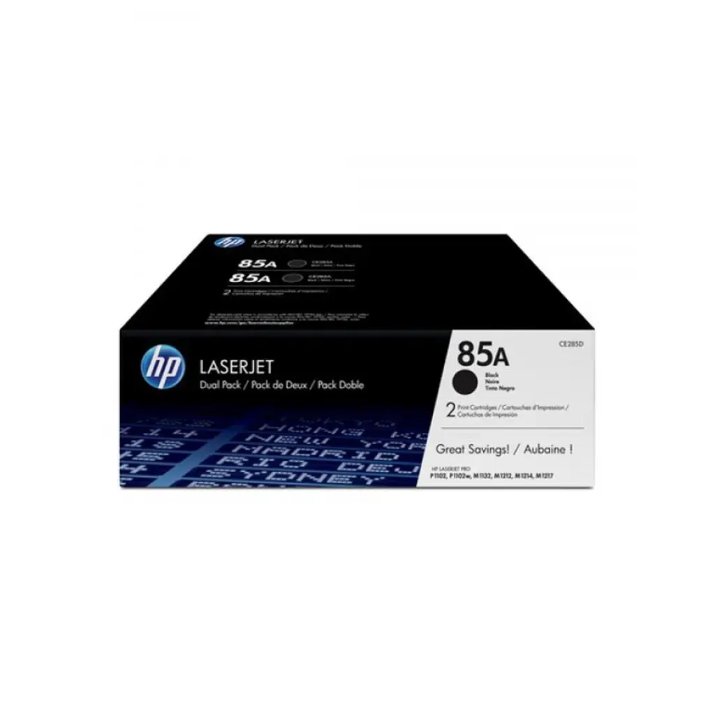 HP 85AF Black Siyah Çiftli 1.600 Sayfa Toner CE285AF