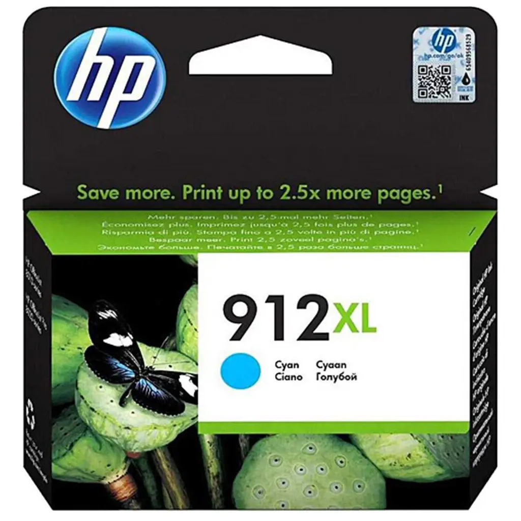 HP 912XL Yüksek Kapasite Cyan Mavi Kartuş 3YL81A