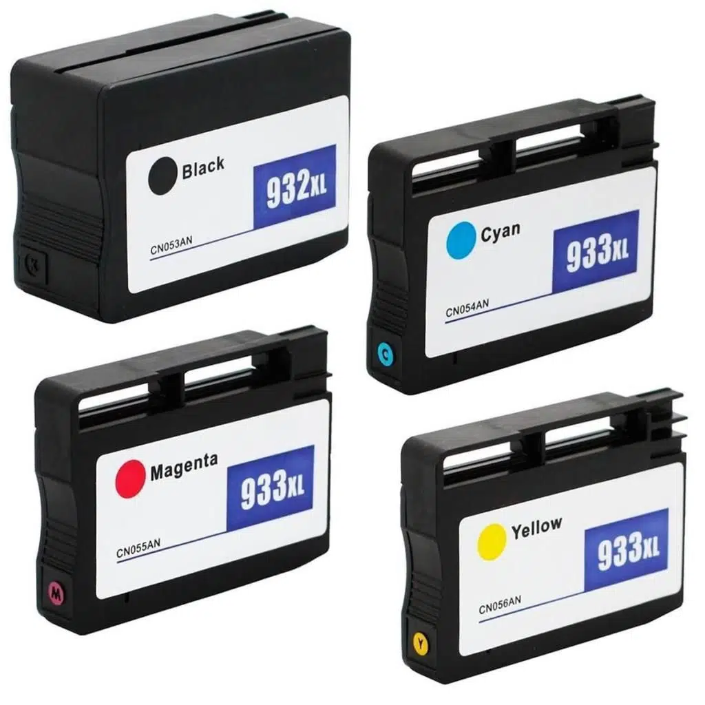 Hp 932-933 Uyumlu Muadil Kartuş (4 Adet XL Kartuş)
