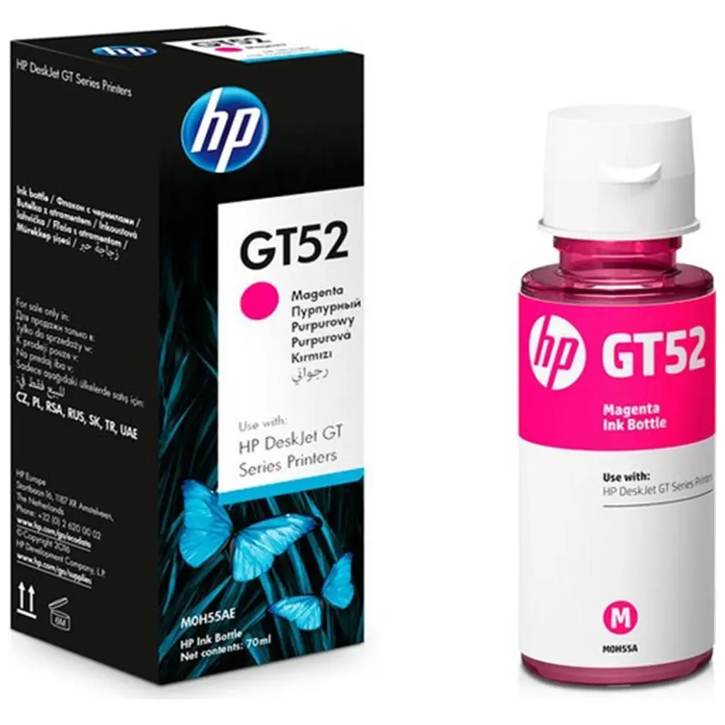 HP GT52 Magenta Kırmızı Mürekkep M0H55AE
