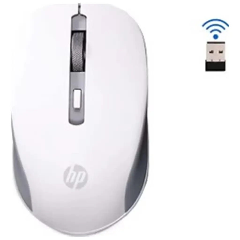 Hp S1000 Plus 1600DPI 2.4GHz WireLess Beyaz Kablosuz Mouse (Pil İçinde)
