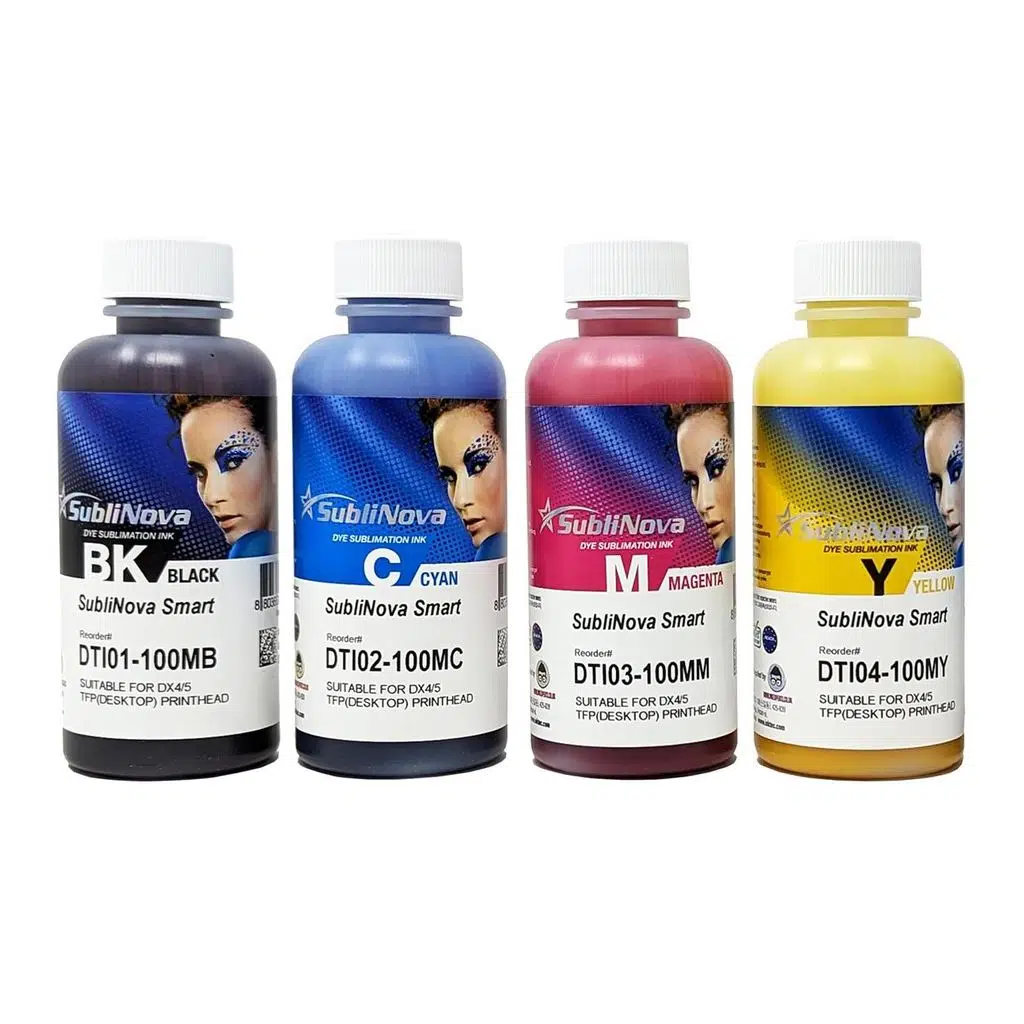 InkTec Sublinova Epson Muadil Süblimasyon Mürekkep 4x100ml Set (DTI01-100M)