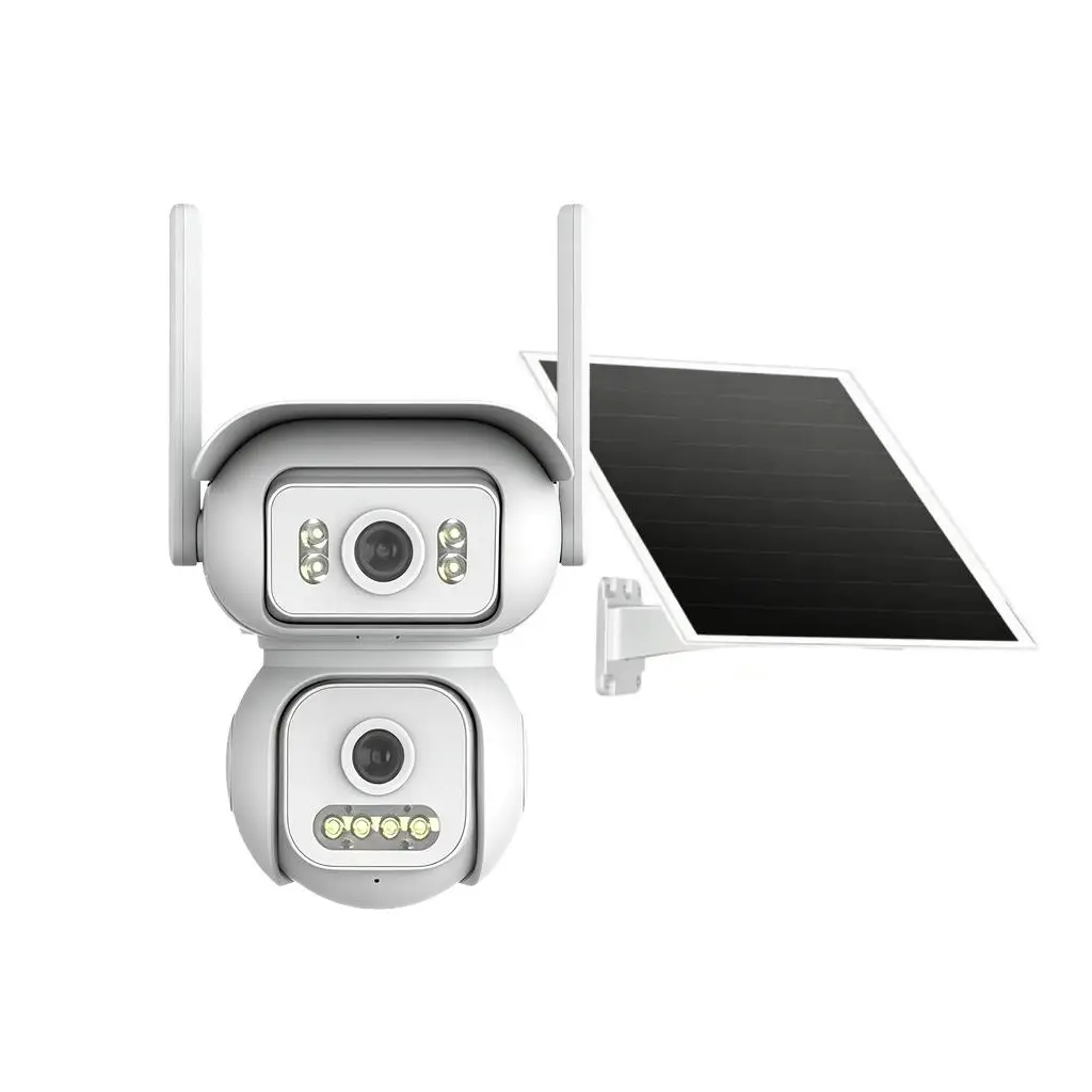 Joysee SW2 6Mp 2x2.8mm AOV Solar Wifi İki Kamera 4IR+4Led PTZ