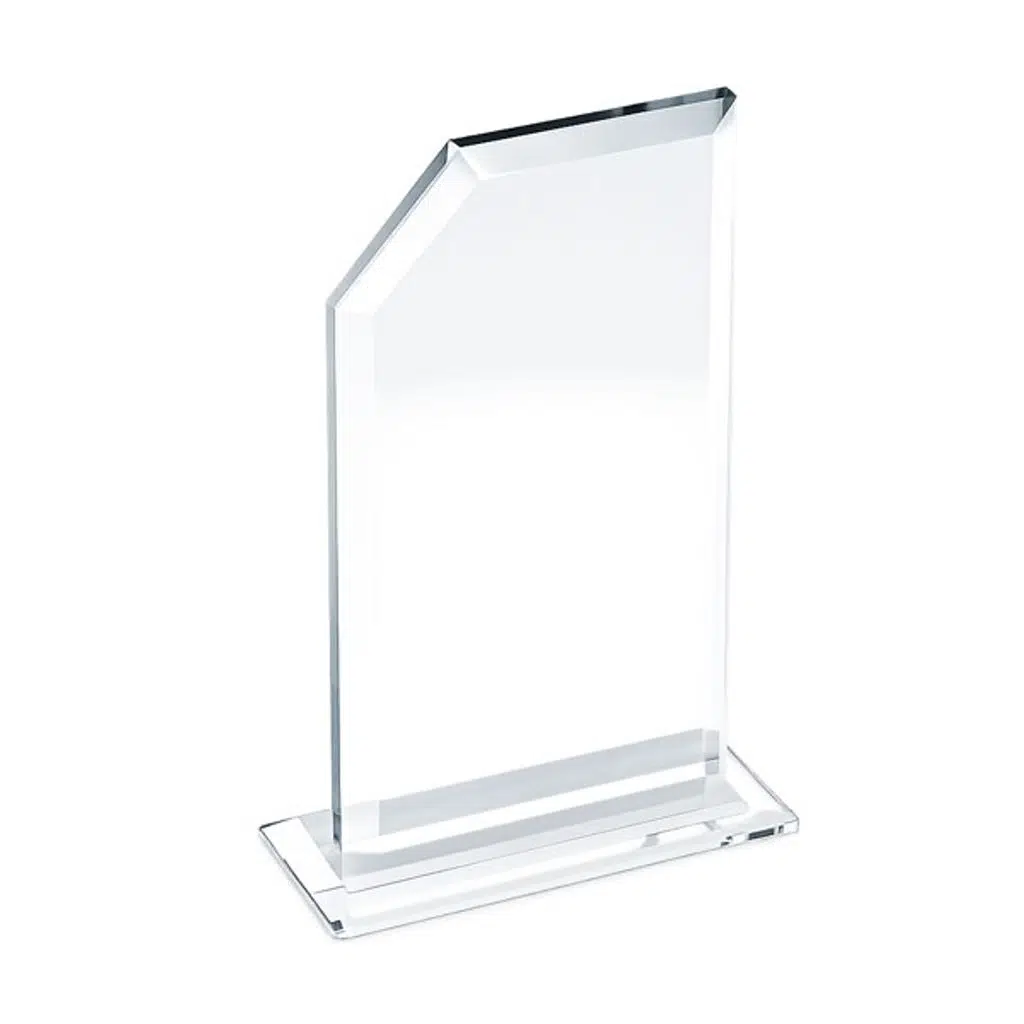 Kaplamasız Şeffaf Kristal Plaket 1015