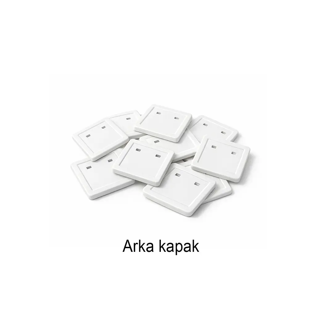 Kare Buton Rozet Malzeme Seti 50mm - 100 Adet - Yeni Tip V2