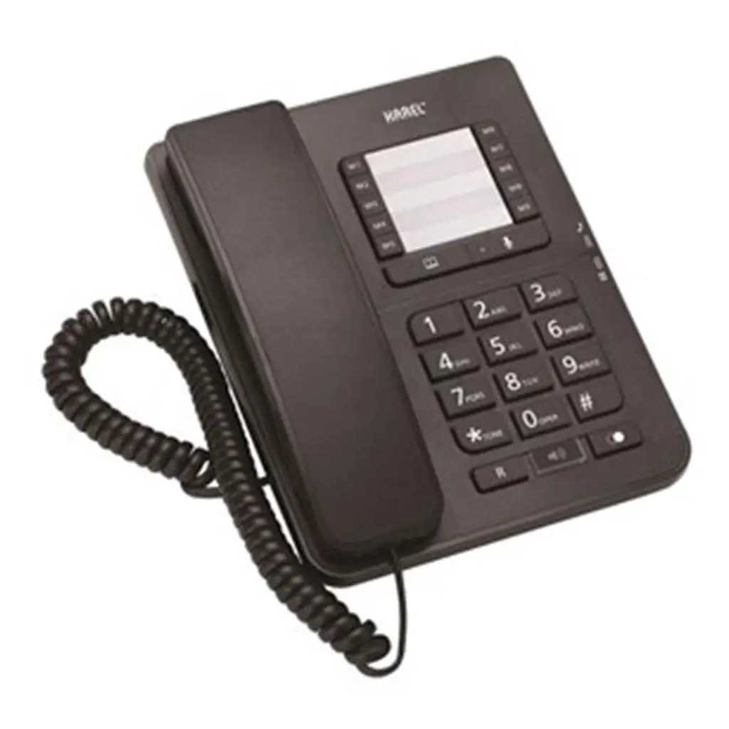 Karel Tm142 Siyah Masa Üstü Telefon Tm-142