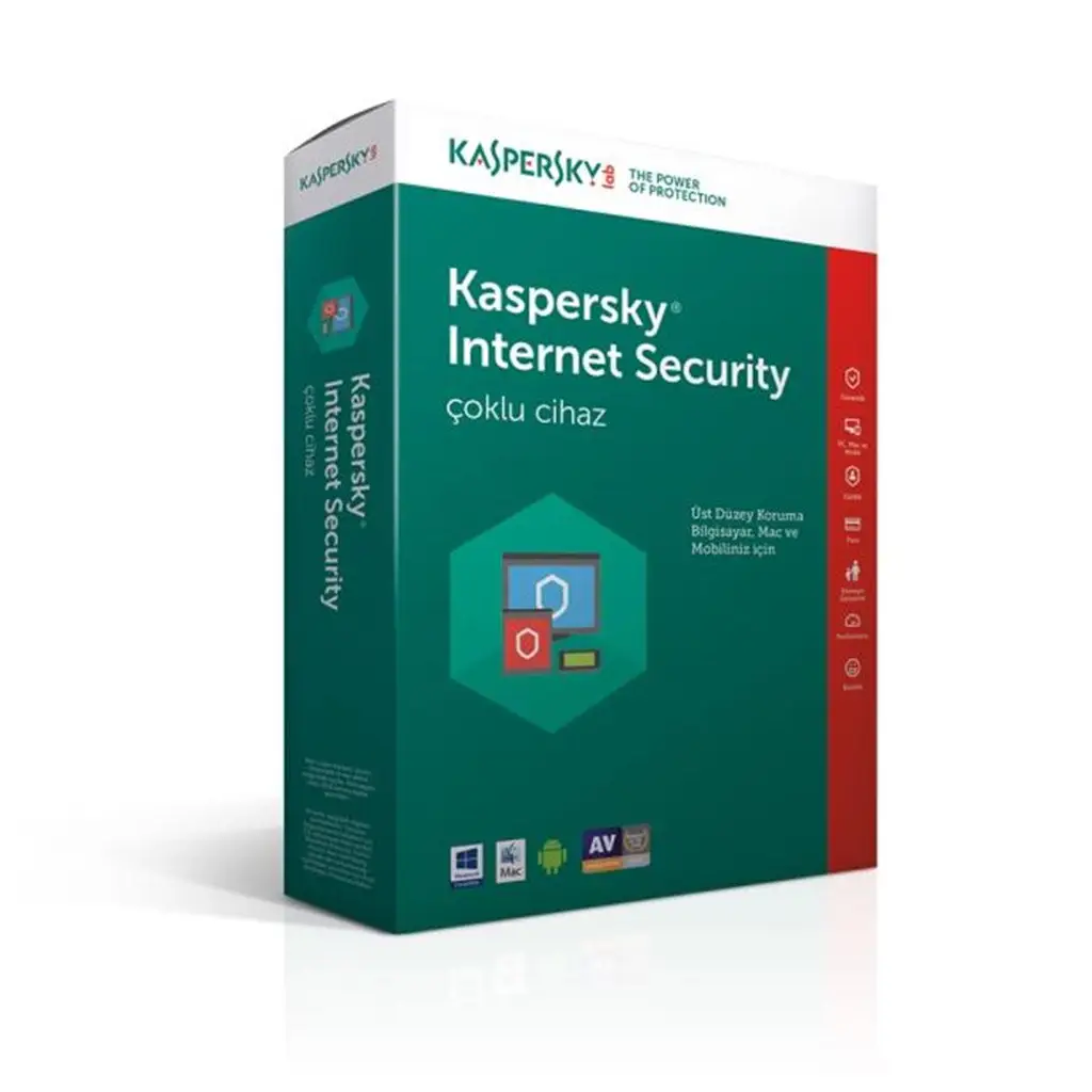 Kaspersky Internet Security 10 Kullanıcı 1 Yıl Plus