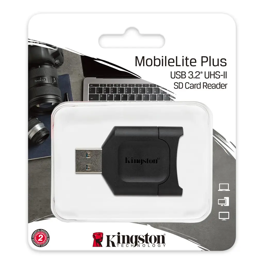 Kingston MLP MobileLite Plus USB 3.1 SDHC-SDXC UHS-II Card Reader