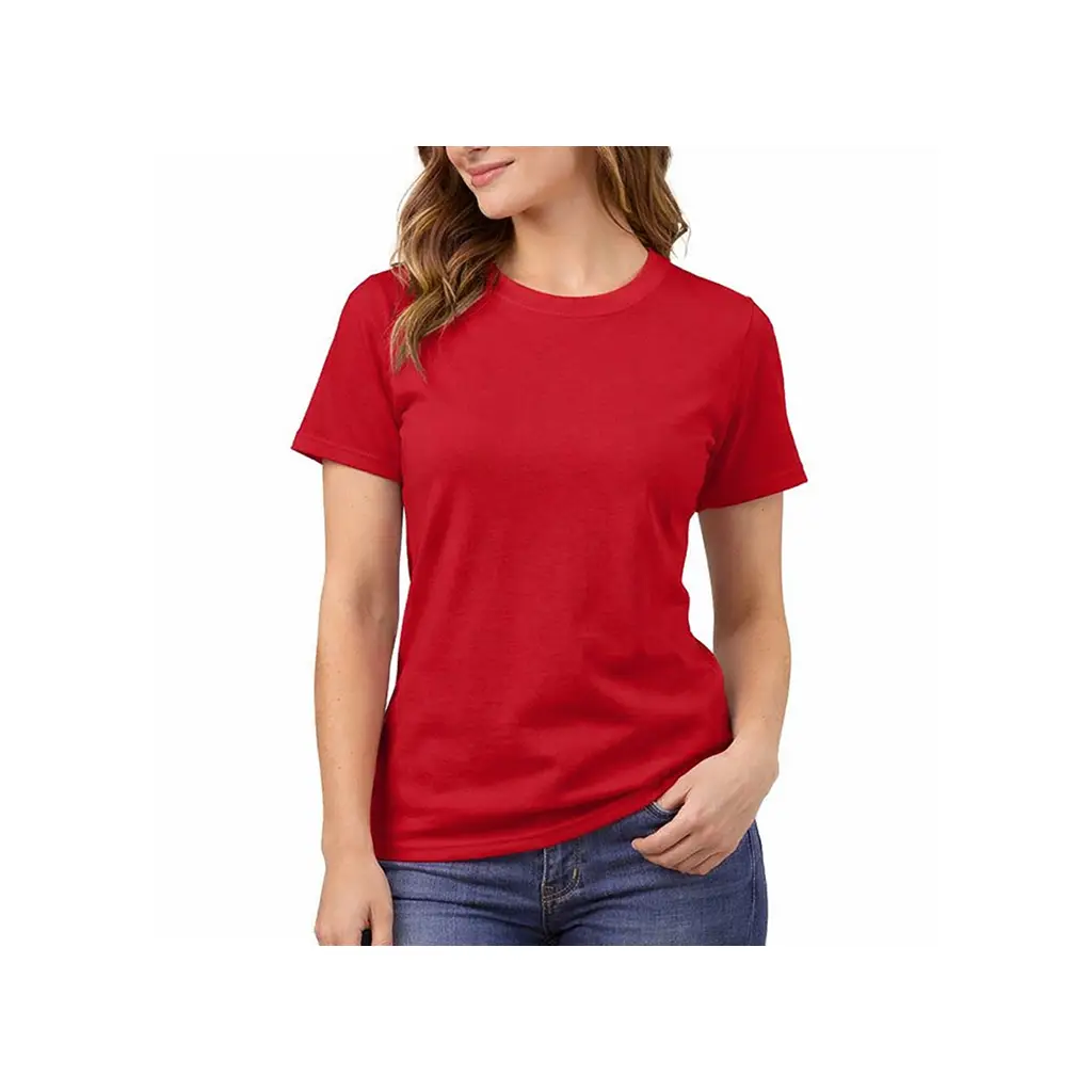 Kırmızı Unisex T-Shirt %100 Pamuklu