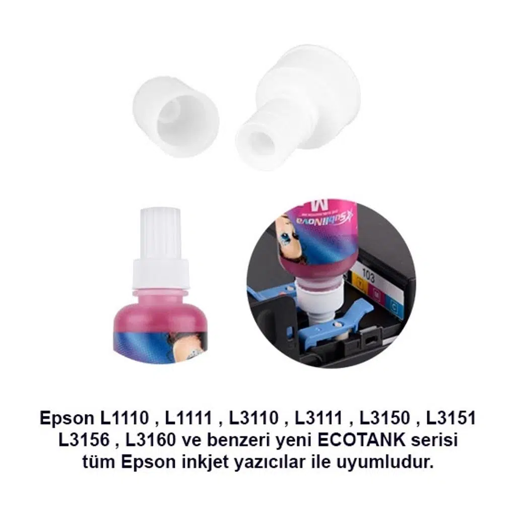 Kolay Mürekkep Dolum Aparatı (Epson EcoTank Uyumlu)