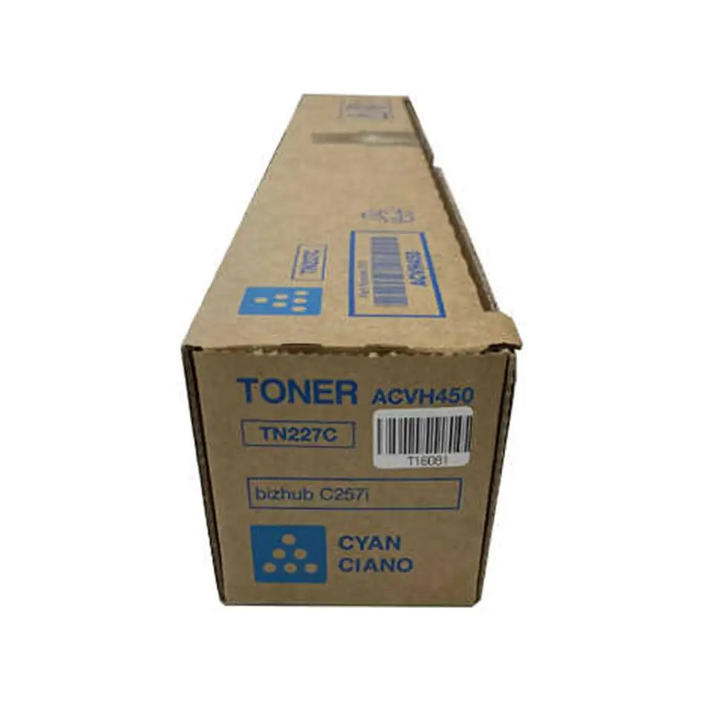 Konica Minolta TN-227C Cyan Mavi Orjinal Fotokopi Toneri Bizhup C257i 24.000 Sayfa