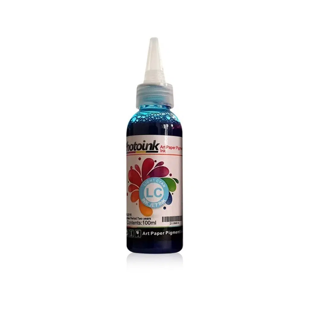 Kuşe Mürekkep 100ml Açık Mavi Renk